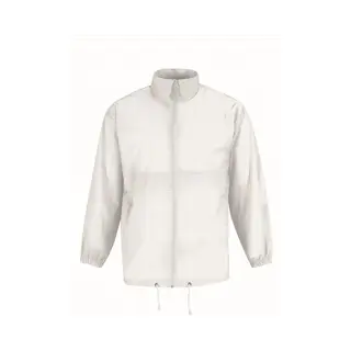 B&C Windjas/regenjas Voor Heren Wit Maat 2XL