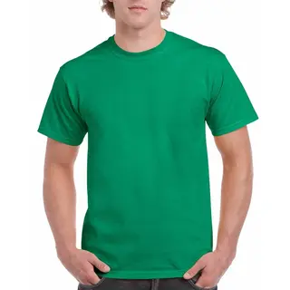Gildan Groen Katoenen Shirt Voor Volwassenen M (38/50)