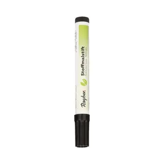 Rayher hobby materialen Rayher Textielstift - Dikke Punt - Zwart - 2-4 Mm - Tekenen/knutselen - Kleding Beschrijven