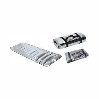 Bellatio Campingmat Slaapmatje - Aluminium - 190 X 60 Cm - Kamperen - Zilver