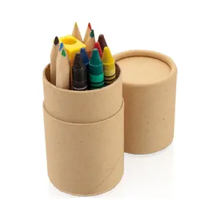 Makito Potloden/krijtjes Set - 13-delig - 10 Cm - Uitdelen / Traktatie Voor Kinderen