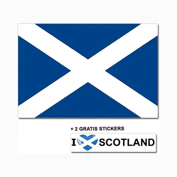 Bellatio Decorations Schotse Vlag + 2 Gratis Stickers thumbnail