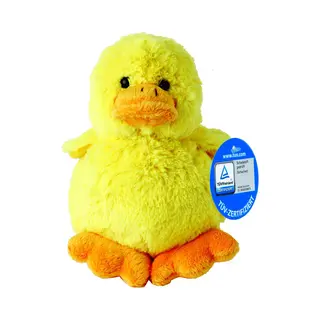Mbw Pluche Kuiken Knuffel - Zachte Gele Kuikentje Van 11 Cm - Wasbaar