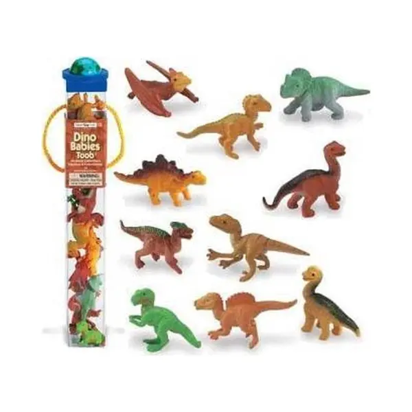 Safari Ltd Plastic Speelgoed Figuren Baby Dino 12 Stuks thumbnail