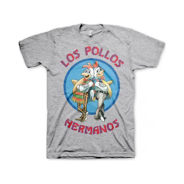 T-shirt Breaking Bad Los Pollos Grijs M thumbnail