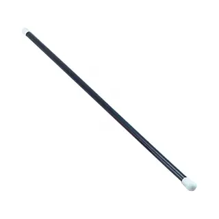 Bristol Novelty Ltd Bristol Novelty Zwarte Goochel Toverstok - 75 Cm - Verkleedkleding Accessoires - Goochelaar/Tovenaar