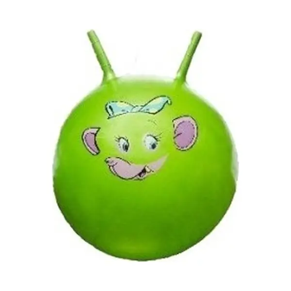 T & F creations Skippybal Met Dieren Gezicht Groen 46 Cm thumbnail