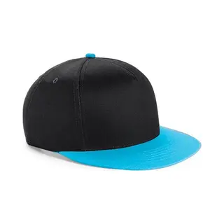 Beechfield Kindercap Zwart/blauw