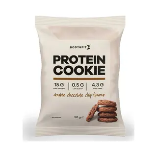 Body & Fit Protein Cookies – Dubbele Chocolade – 600 G (12 Koekjes)