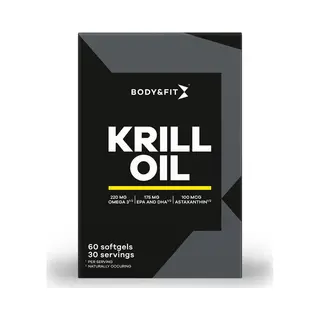Body & Fit Krill Oil - Pure Krill Olie - 60 Capsules (30 Doseringen)