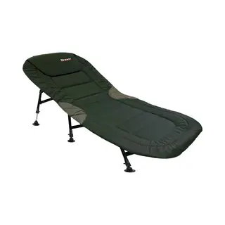 X2 Traxis Flat-Bed Kampeerbed - Opvouwbaar - Ligbed - Veldbed - Visbed - Verstelbaar - Karper Stretcher - Bedchair - Groen
