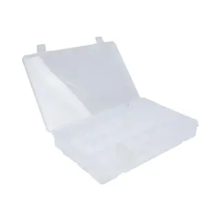 Eurocatch Fishing Tacklebox Transparant - 27 X 19 X 4cm - Transparant - Sorteerdoos