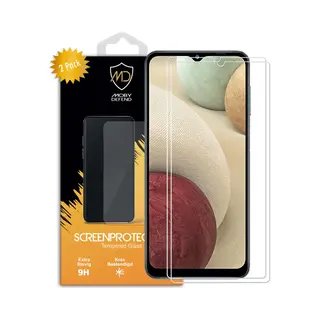 2-Pack MobyDefend Screenprotectors - Geschikt Voor Samsung Galaxy A12 / M12 - Case-Friendly Screensavers - Gehard Glas