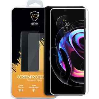 MobyDefend Screenprotector - Geschikt Voor Motorola Edge 20 Lite - Case-Friendly Screensaver - Gehard Glas