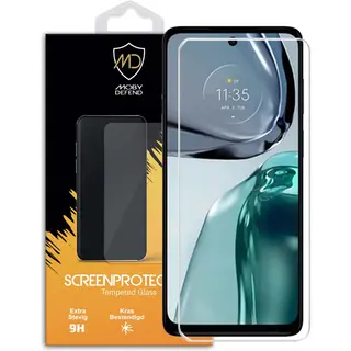 MobyDefend Screenprotector - Geschikt Voor Motorola Moto G62 - Case-Friendly Screensaver - Gehard Glas