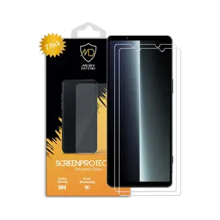 2-Pack MobyDefend Screenprotectors - Geschikt Voor Sony Xperia 1 V - Case-Friendly Screensaver - Gehard Glas
