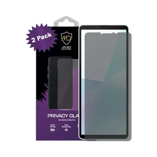 2-Pack MobyDefend Screenprotectors - Geschikt Voor Sony Xperia 10 Vi - Hd Privacy Glass Screensavers