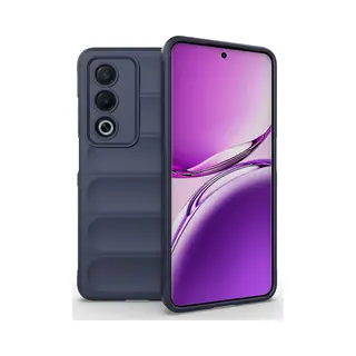 MobyDefend Hoesje - Geschikt Voor Oppo A80 5G - Tpu Gripcase - Blauw