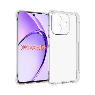 MobyDefend Hoesje - Geschikt Voor Oppo A60 5G / A40 / A40m - Transparante Shockproof Tpu Backcover - Verstevigde Hoeken - Volledig Doorzichtig