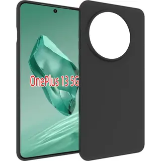 MobyDefend Hoesje - Geschikt Voor OnePlus 13 - Tpu Backcover - Mat Zwart