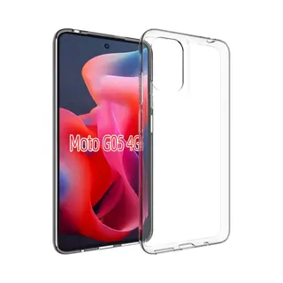 MobyDefend Hoesje - Geschikt Voor Motorola Moto E15 / G05 - Transparante Tpu Backcover - Volledig Doorzichtig