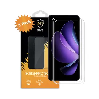3-Pack MobyDefend Screenprotectors - Geschikt Voor Oppo Reno13 - Case-Friendly Screensavers - Gehard Glas