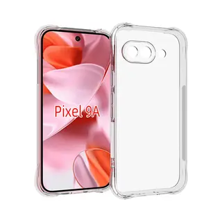 MobyDefend Hoesje - Geschikt Voor Google Pixel 9a - Transparante Shockproof Tpu Backcover - Verstevigde Hoeken - Volledig Doorzichtig