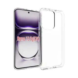 MobyDefend Hoesje - Geschikt Voor Oppo Reno13 - Transparante Tpu Backcover - Volledig Doorzichtig