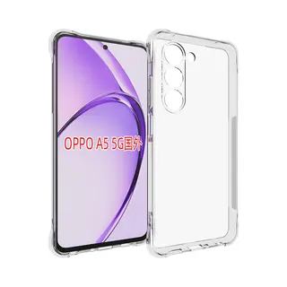 MobyDefend Hoesje - Geschikt Voor Oppo A5 5G - Transparante Shockproof Tpu Backcover - Verstevigde Hoeken - Volledig Doorzichtig