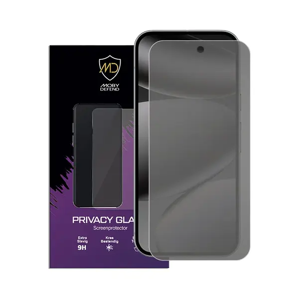 MobyDefend Screenprotector - Geschikt Voor Google Pixel 10 Pro - Hd Privacy Glass Screensaver thumbnail
