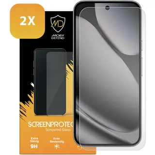 2-Pack MobyDefend Screenprotectors - Geschikt Voor Google Pixel 10 Pro Xl - Case-Friendly Screensavers - Gehard Glas
