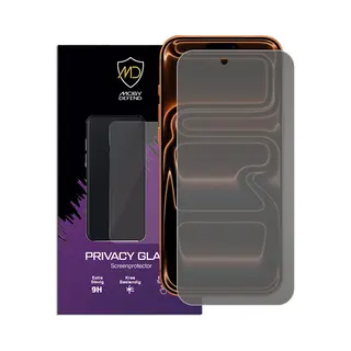 MobyDefend Screenprotector - Geschikt Voor IPhone 17 Pro Max - Hd Privacy Glass Screensaver