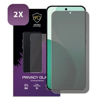 2-Pack MobyDefend Screenprotectors - Geschikt Voor Oppo Reno14 - Hd Privacy Glass Screensavers
