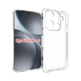 MobyDefend Hoesje - Geschikt Voor Oppo Find X9 Pro - Transparante Shockproof Tpu Backcover - Verstevigde Hoeken - Volledig Doorzichtig