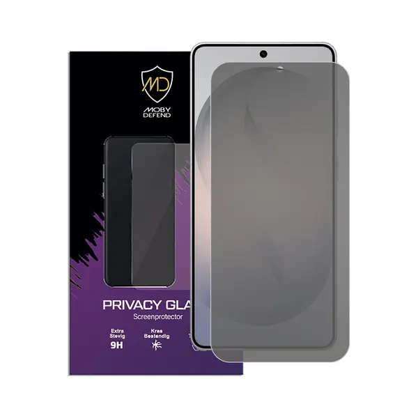MobyDefend Screenprotector - Geschikt Voor Samsung Galaxy S26 Ultra - Hd Privacy Glass Screensaver thumbnail