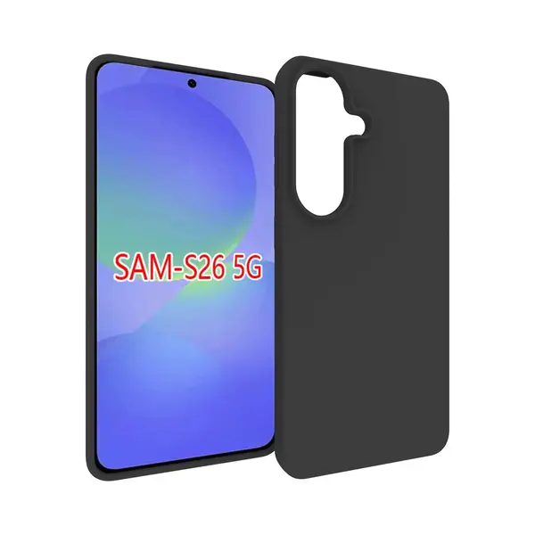MobyDefend Hoesje - Geschikt Voor Samsung Galaxy S26 - Tpu Backcover - Mat Zwart thumbnail