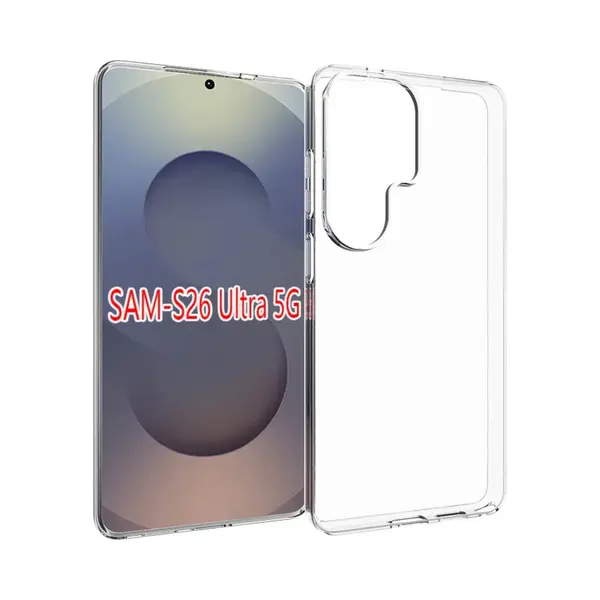 MobyDefend Hoesje - Geschikt Voor Samsung Galaxy S26 Ultra - Transparante Tpu Backcover - Volledig Doorzichtig thumbnail