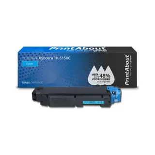PrintAbout Huismerk Kyocera Tk-5150C Toner Cyaan
