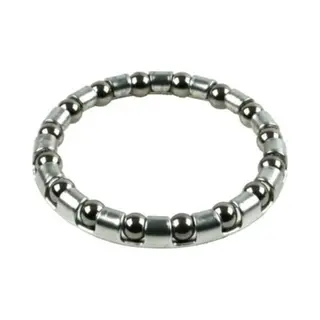 Tioga Balhoofd Kogelring - Staal - 32 Mm Binnendiameter - Zilver