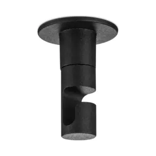 Home Sweet Home - Plafondhaak Hook - Plafondhaak Voor Ophangen Snoer - Zwart - 3.5/3.5/4.8cm - Maak Je Eigen Unieke Lamp- Gemaakt Van Kunststof
