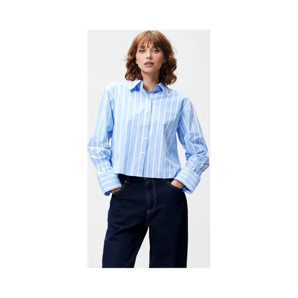Catwalk junkie 2601021604 Striped Blouse With Elastic Cuff thumbnail