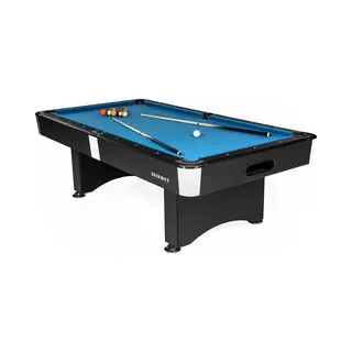 Buckshot Billardtisch 9ft Manhattan - 282x155x80 Cm - 9 Fuß Pool Billard - Kugelrücklauf - Tischbillard Mit Zubehör - Billard Tische 150kg