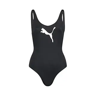 Puma Damen Swimsuit Badebekleidung, Schwarz, S Eu