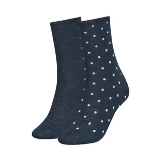 Tommy Hilfiger Damensocken Mit Punkten Jeans - 39/42