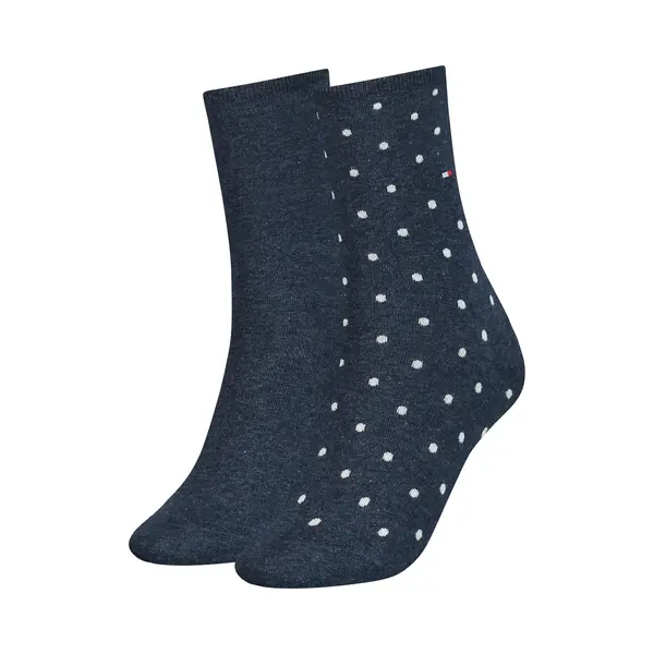 Tommy Hilfiger Damensocken Mit Punkten Jeans - 39/42 thumbnail