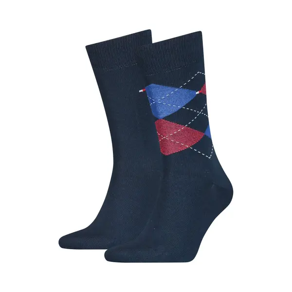 Tommy Hilfiger 2-Pack Socken Blau - Größe 43-46 thumbnail