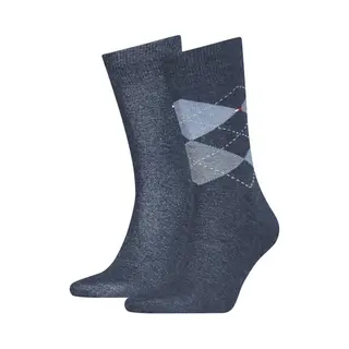 Tommy Hilfiger Herren Karosocken - Jeans - 43/46