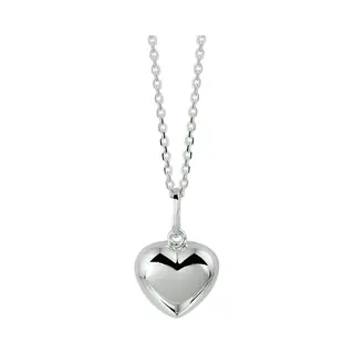 Glams Ketting Hart 1, 1 Mm 41 + 4 Cm - Zilver