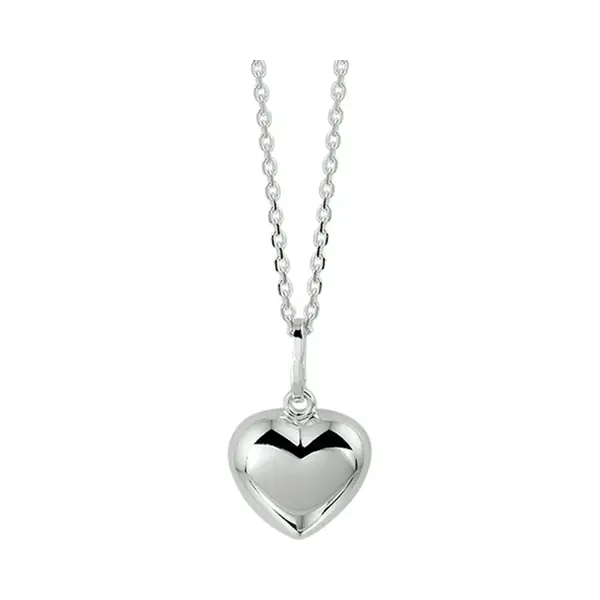Glams Ketting Hart 1, 1 Mm 41 + 4 Cm - Zilver thumbnail