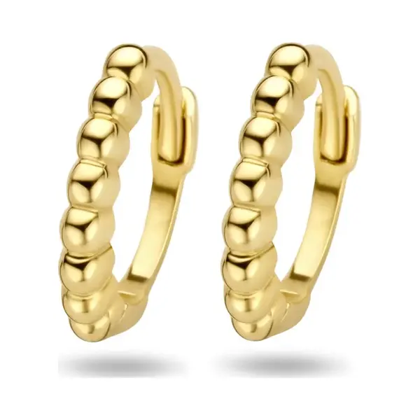 Marie-Celeste Marie Celeste Klapoorringen Bolletjes 10 Mm - 10 Mm - Goud thumbnail